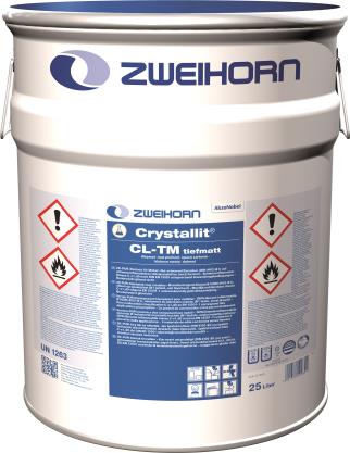 ZWEIHORN CRYSTALLIT-2K-PUR-LACK<br/>P-398018PN25L   CL-TM TIEFMATT 25 LTR  (VE1) title=